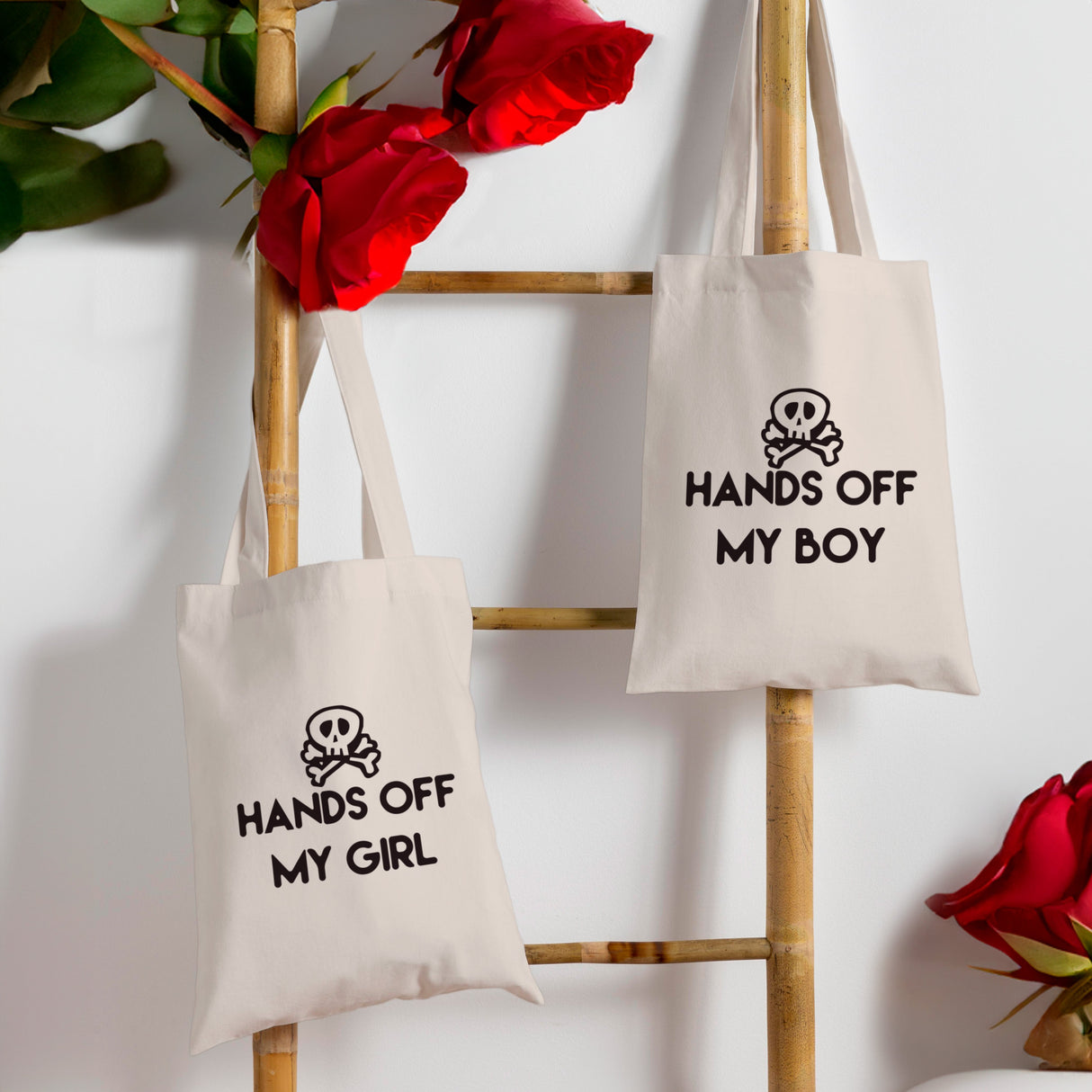 Valentinstagsgeschenk – Baumwolltaschen für Paare