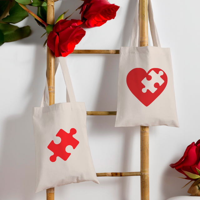 Valentinstagsgeschenk – Baumwolltaschen für Paare