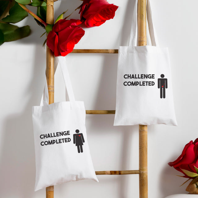 Valentinstagsgeschenk – Baumwolltaschen für Paare