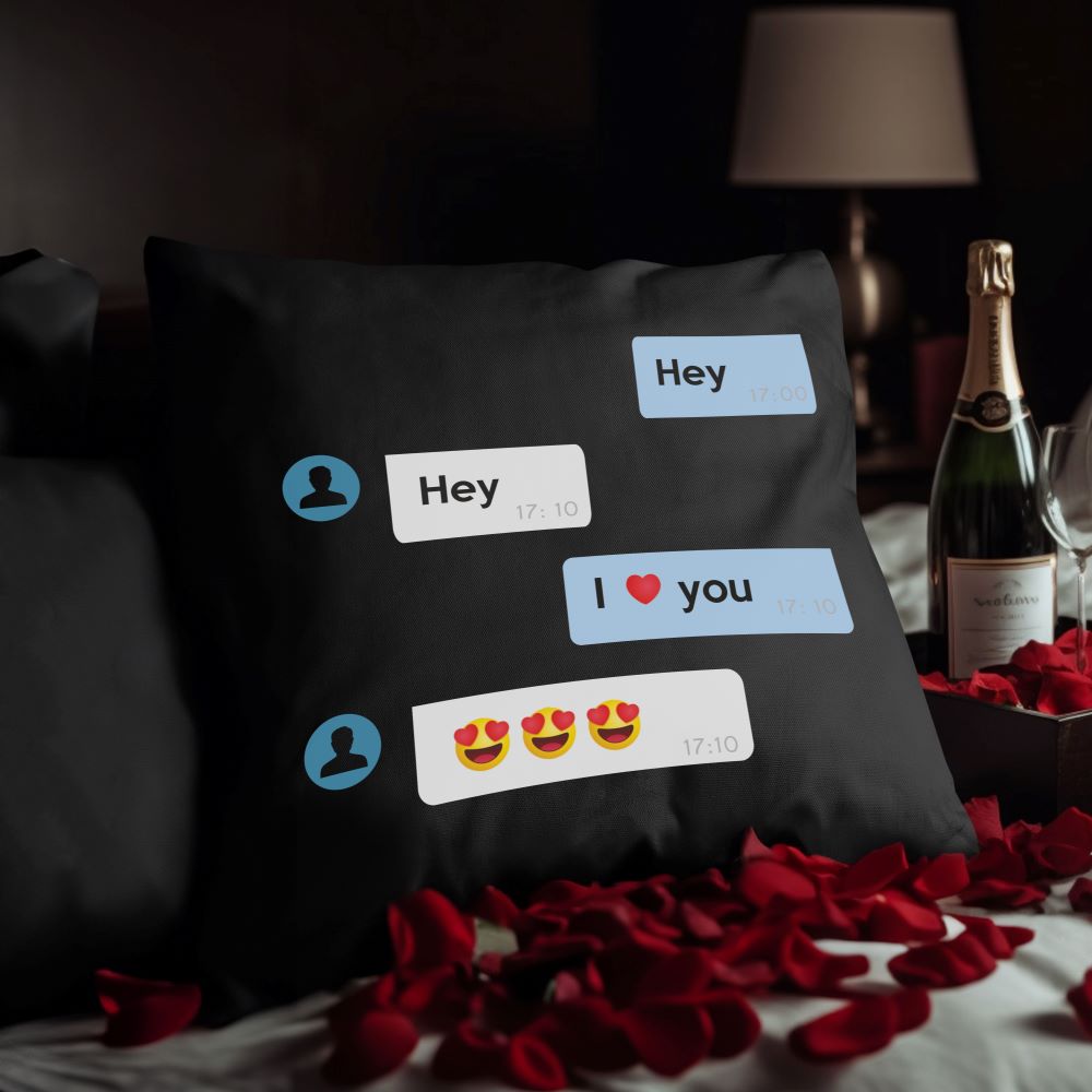 Valentinstagsgeschenk - NEWS-Kissen