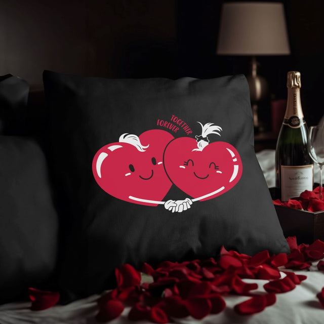 Valentinstagsgeschenk - HEARTS-Kissen