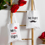 Valentinstagsgeschenk – Baumwolltaschen für Paare