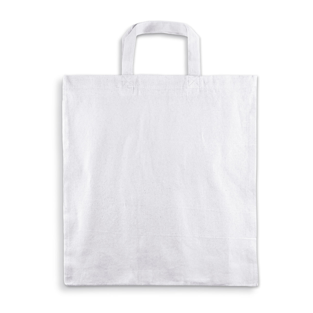 Baumwolltasche Weiß 380x420 mm 220 g Griff: 35cm
