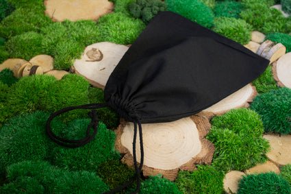 Baumwollsack Schwarz 25x30cm - AllBags