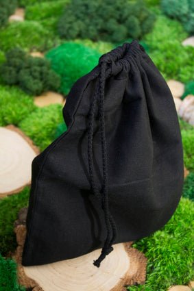 Baumwollsack Schwarz 25x30cm - AllBags