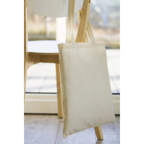 Baumwolltasche Ecru 380x420 mm 140 g Griff: 70 cm