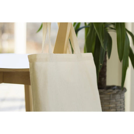Baumwolltasche Ecru 380x420 mm 140 g Griff: 70 cm