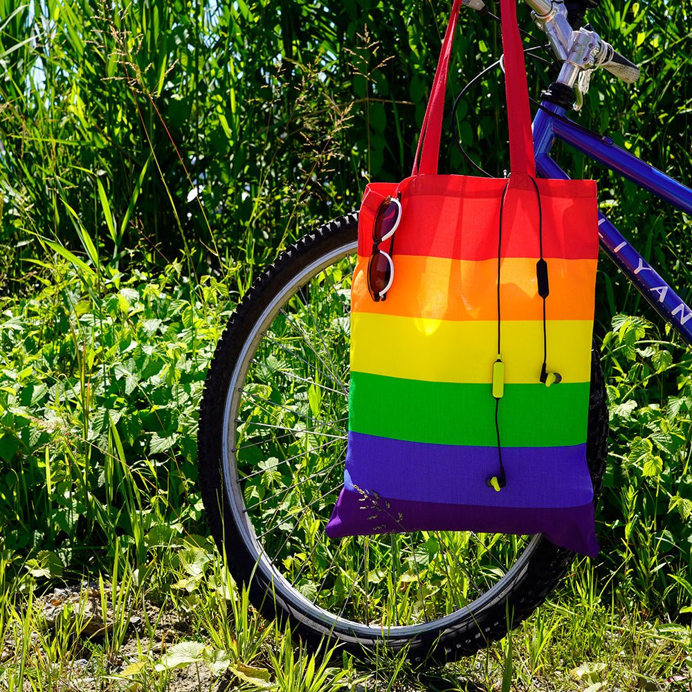 Baumwolltasche LGBT 38x42 cm Griff: 70 cm - AllBags