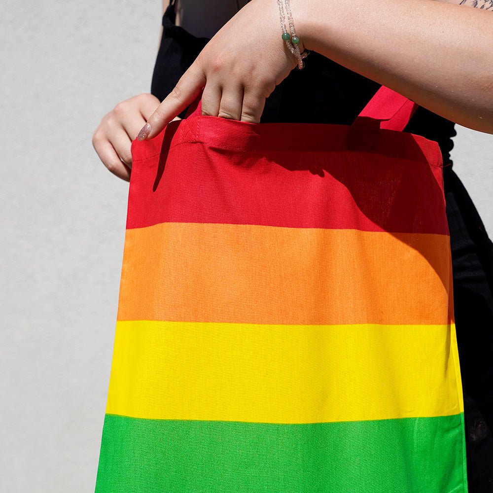 Baumwolltasche LGBT 38x42 cm Griff: 70 cm - AllBags