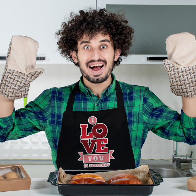 Valentinstagsgeschenk Küchenschürze