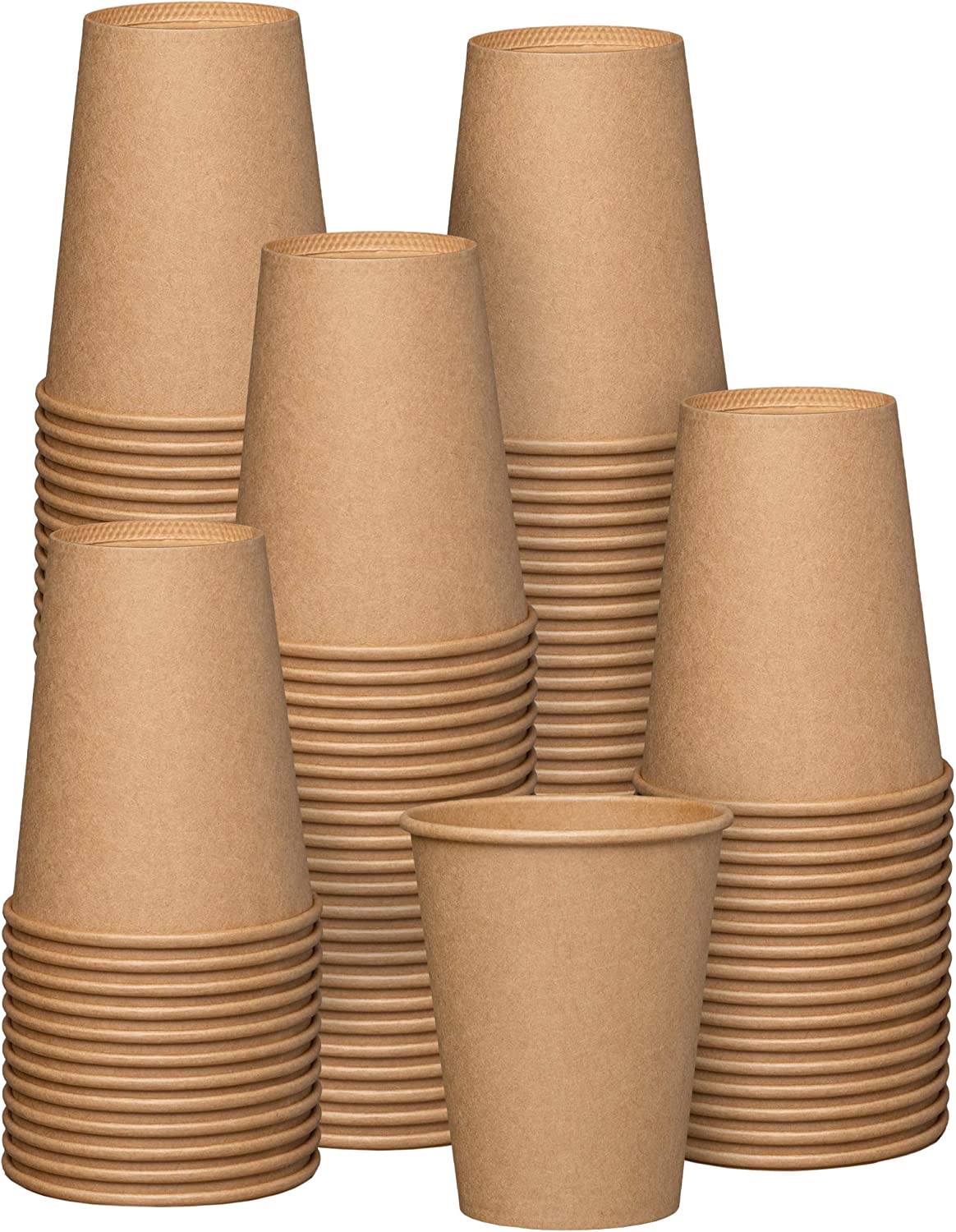 Pappbecher KRAFT 250ml 100 stk