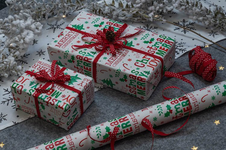 Geschenkpapier weihnachten 70cm/5m Joy Christmas