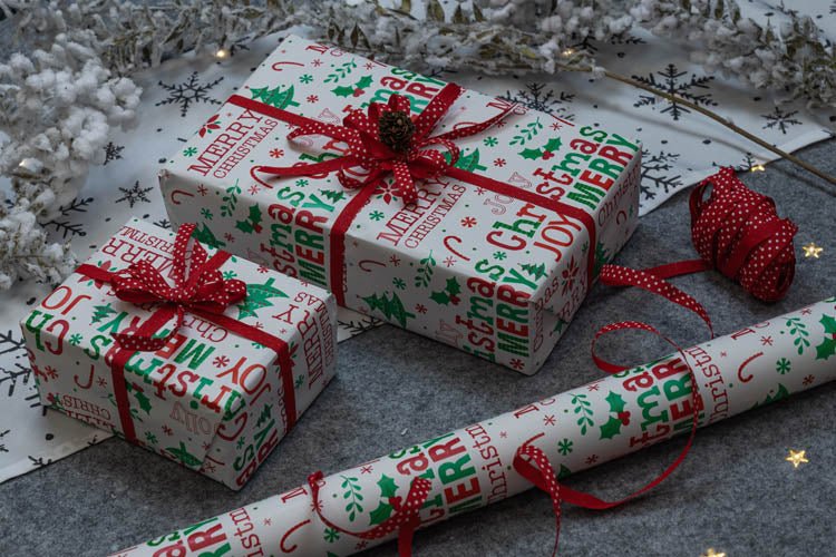 Geschenkpapier weihnachten 70cm/5m Joy Christmas - AllBags
