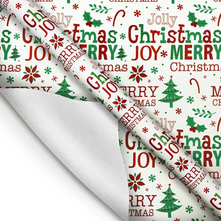Geschenkpapier weihnachten 70cm/5m Joy Christmas
