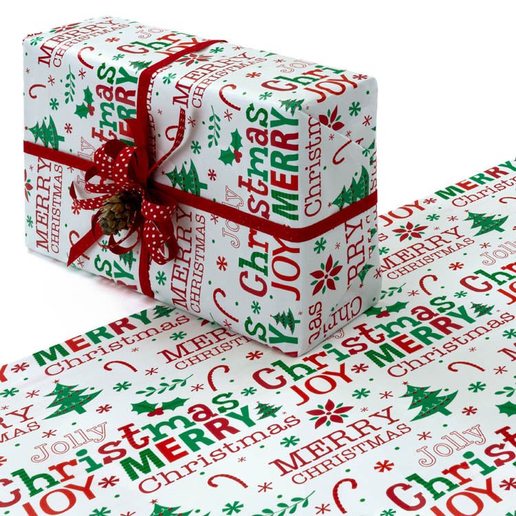 Geschenkpapier weihnachten 70cm/5m Joy Christmas