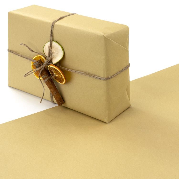 Geschenkpapier weihnachten 70cm/5m Kraft - AllBags