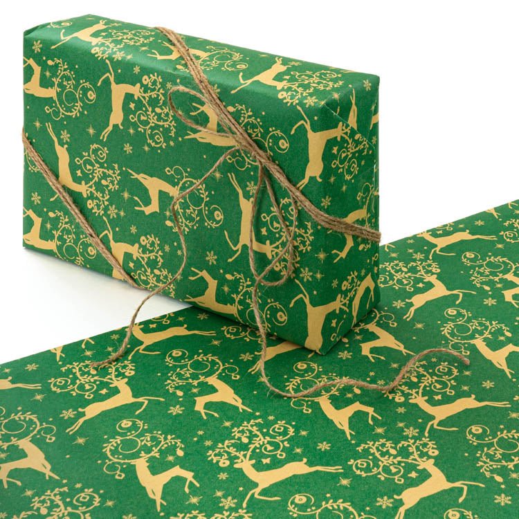 Geschenkpapier weihnachten 70cm/5m Rentier - AllBags