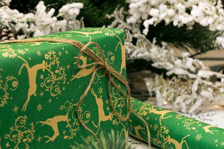 Geschenkpapier weihnachten 70cm/5m Rentier