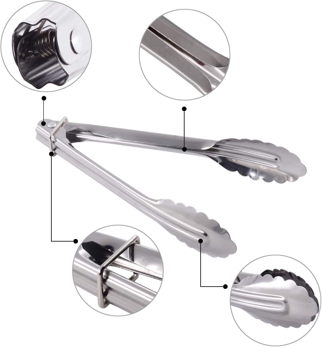 Grillzange 30cm Küchenzange - AllBags