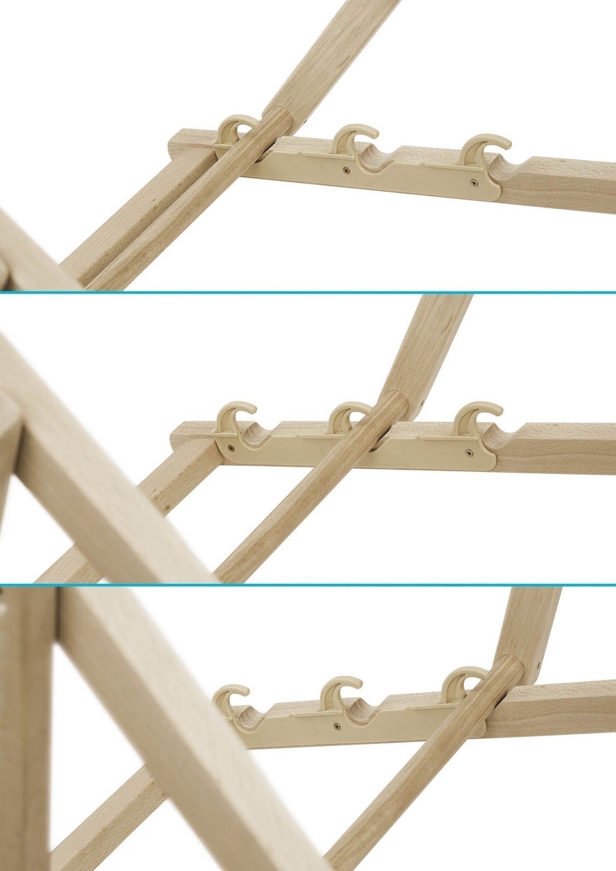 Holz-Liegestühle Schildkröte