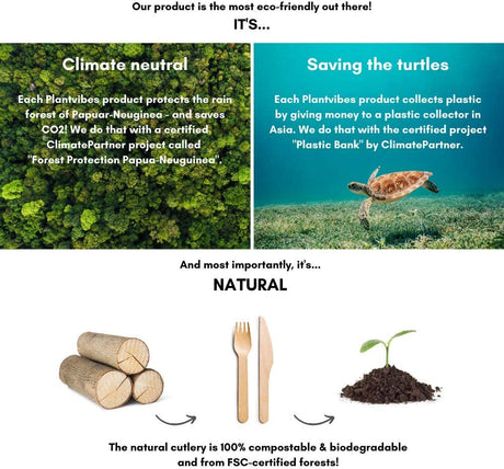 Holzgabel 16cm 100 Stück EKO