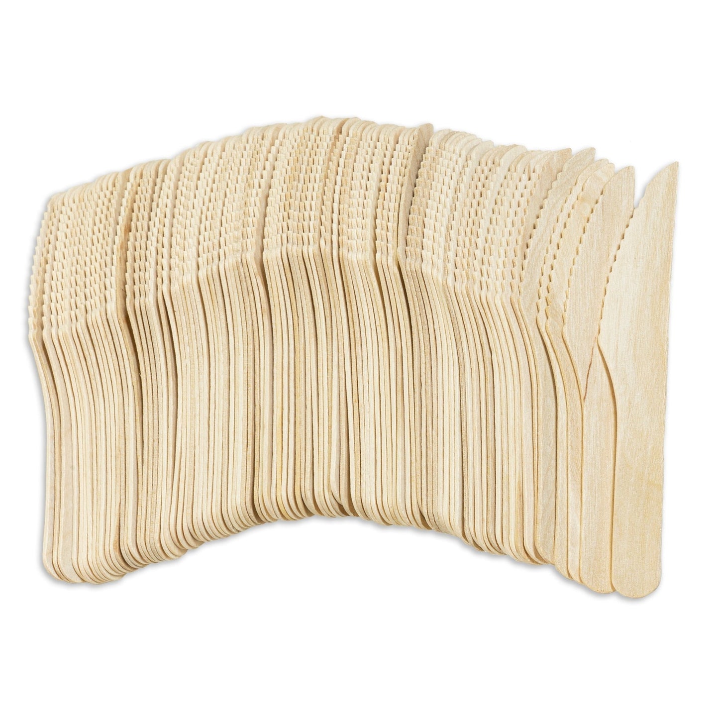Holzmesser 16cm 100 Stück EKO - AllBags
