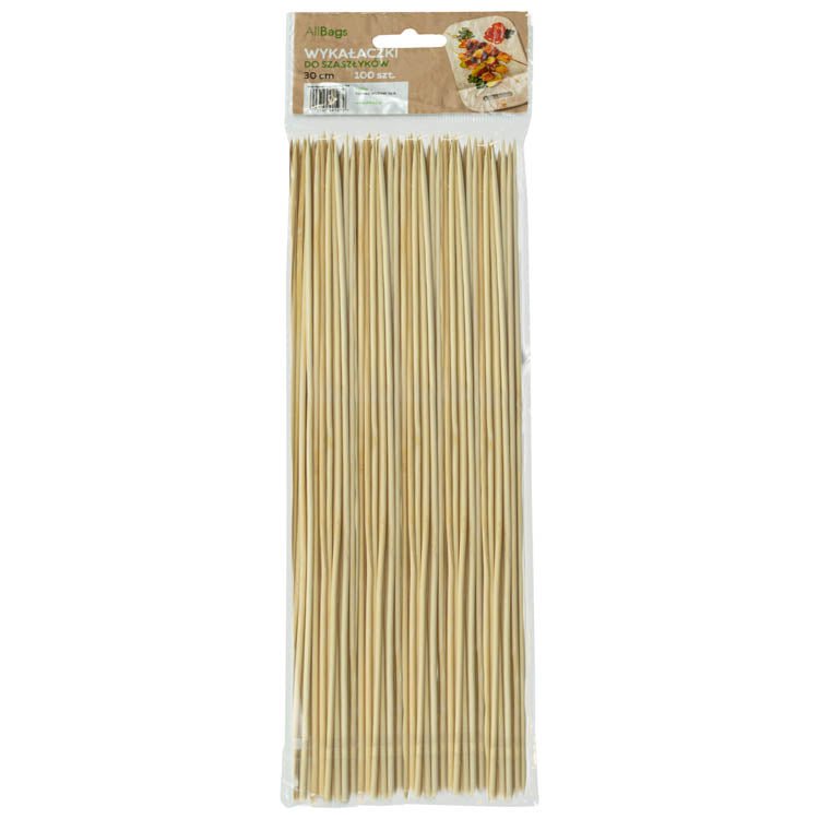Holzspießchen 30cm 100 Stück EKO - AllBags