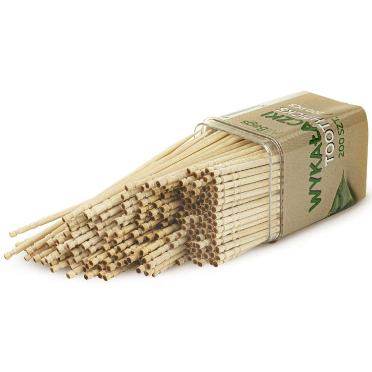 Holzzahnstocher 6,5cm 200 Stück - AllBags