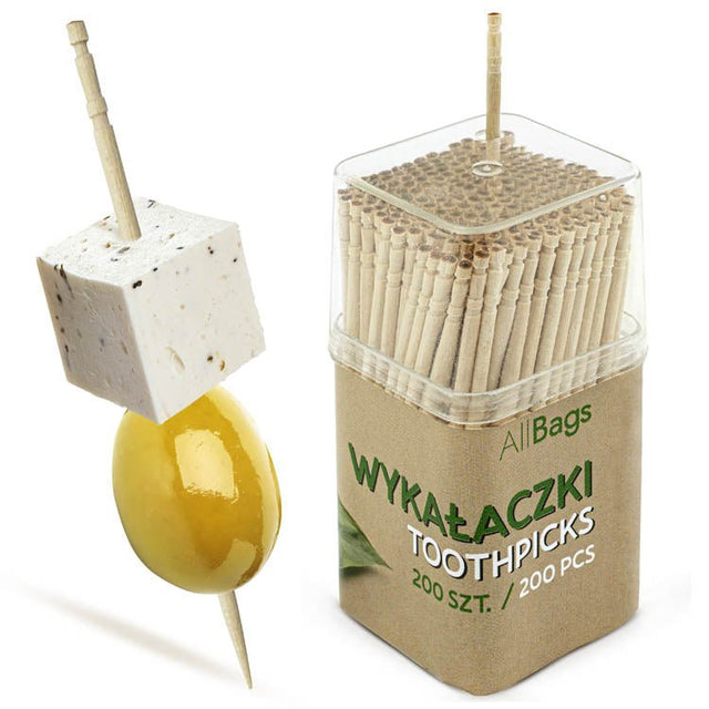 Holzzahnstocher 6,5cm 200 Stück