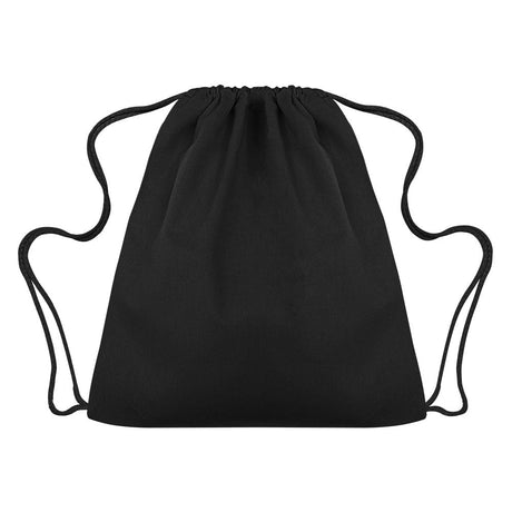 Baumwoll-Rucksack Schwarz 340x400mm