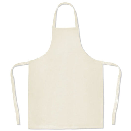 Kochschürze Baumwollschürze Ecru