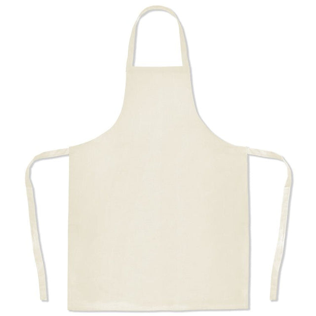 Kochschürze Baumwollschürze Ecru