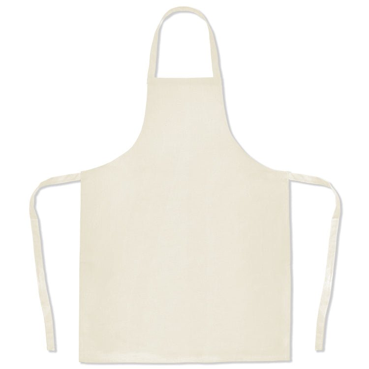 Kochschürze Baumwollschürze Ecru