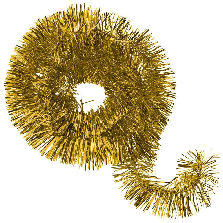 Lamettagirlande Weihnachtsgirlande 2m Gold