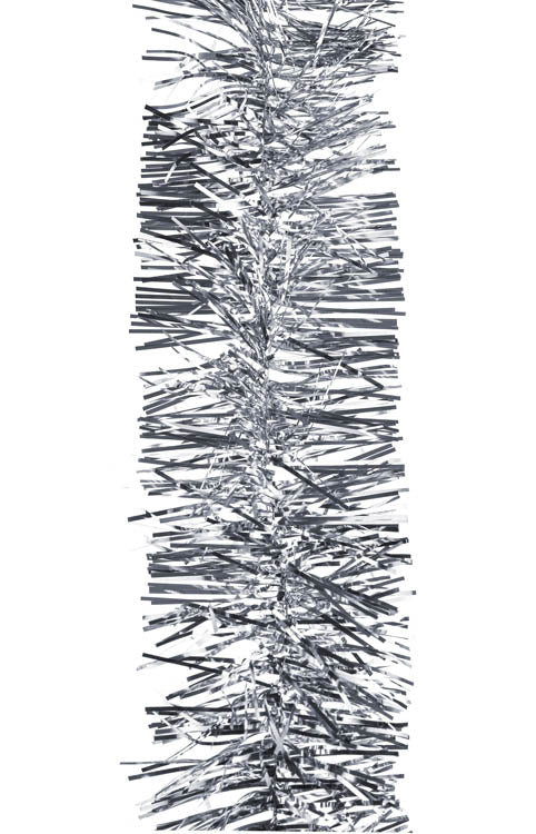 Lamettagirlande Weihnachtsgirlande 2m Silber