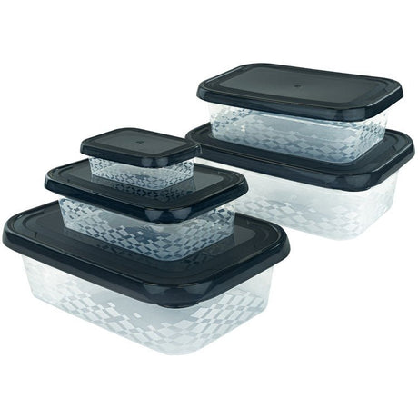 Lebensmittelbehälter Kunststoff, mit luftdichten 12 Stück