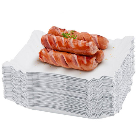 Papiertablett Weiß 14x20cm 100 Stück