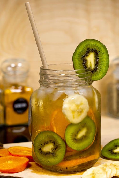 Papierstrohhalme Braun 250 Stück KRAFT