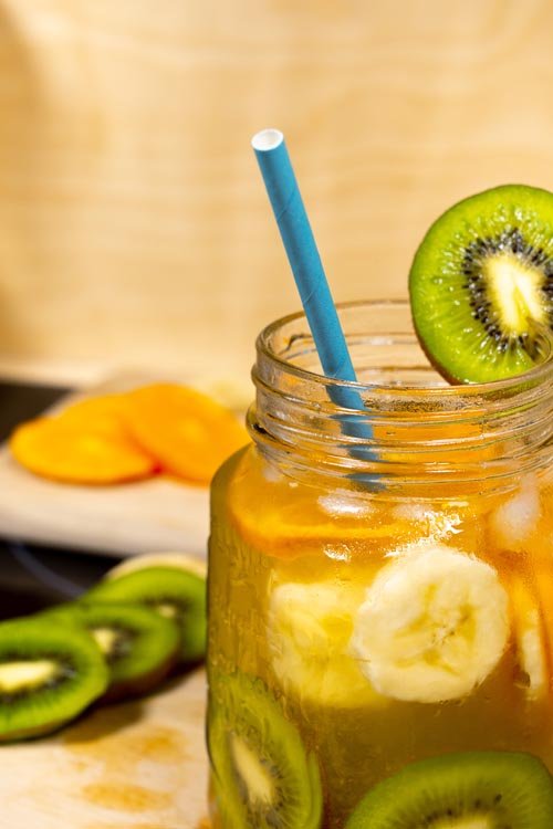 Papierstrohhalme Türkis 250 Stück