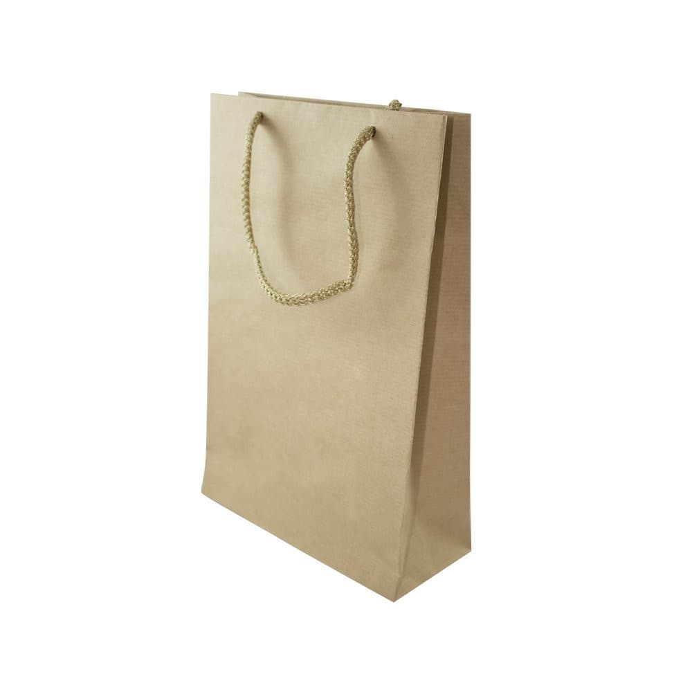 Papiertüte eco prestige 17+7x25cm Braun - AllBags