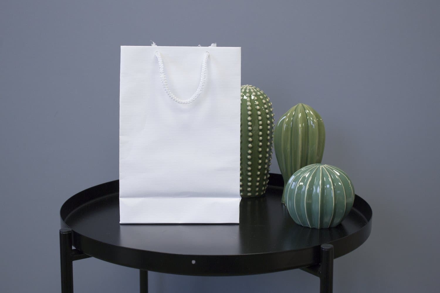 Papiertüte ECO Prestige 170x70x250mm Weiß