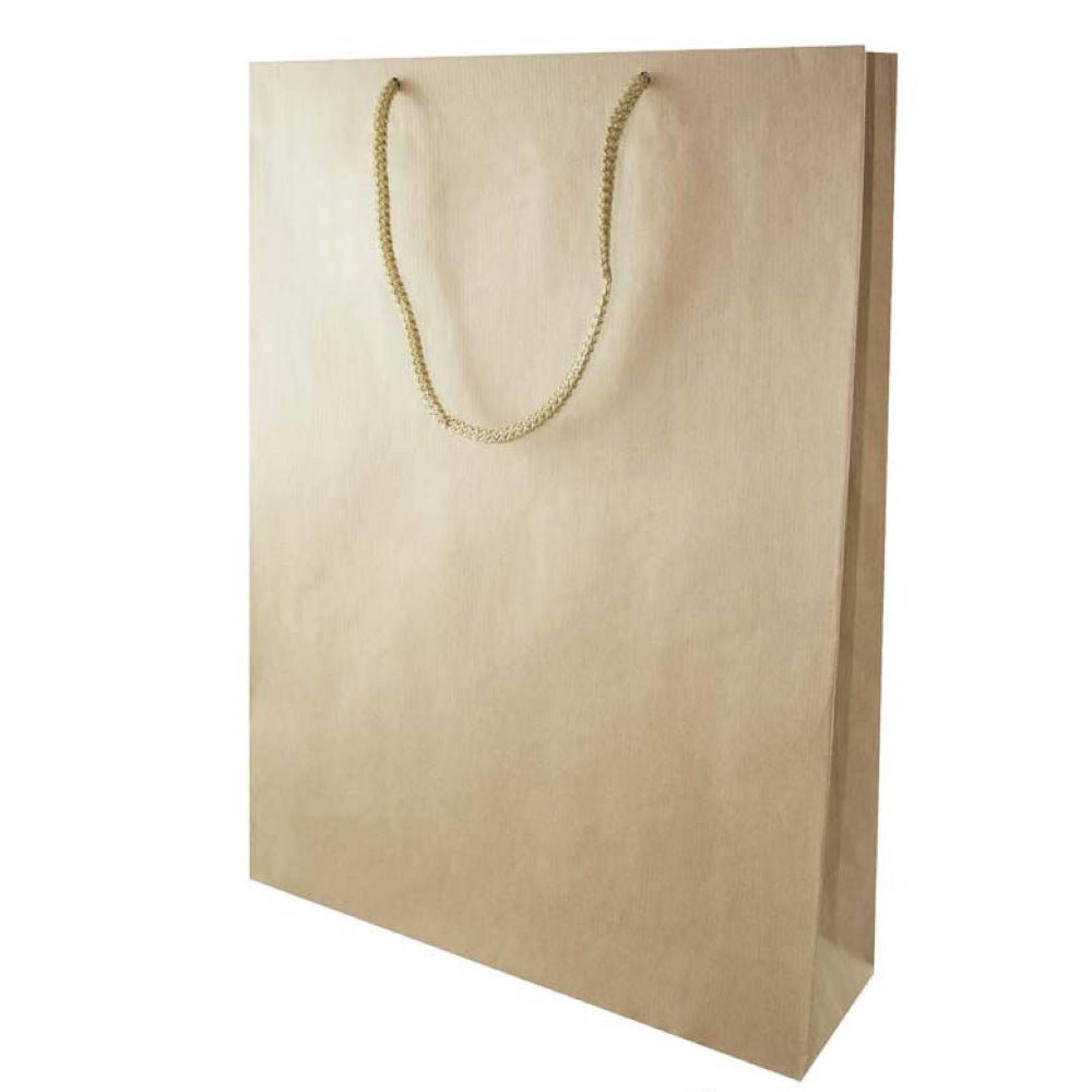 Papiertüte eco prestige 30+10x40cm Braun - AllBags