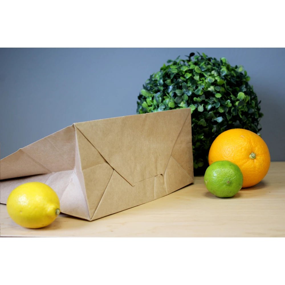 Papiertüte mit gedrehtem Griff 40+18x39cm Braun - AllBags