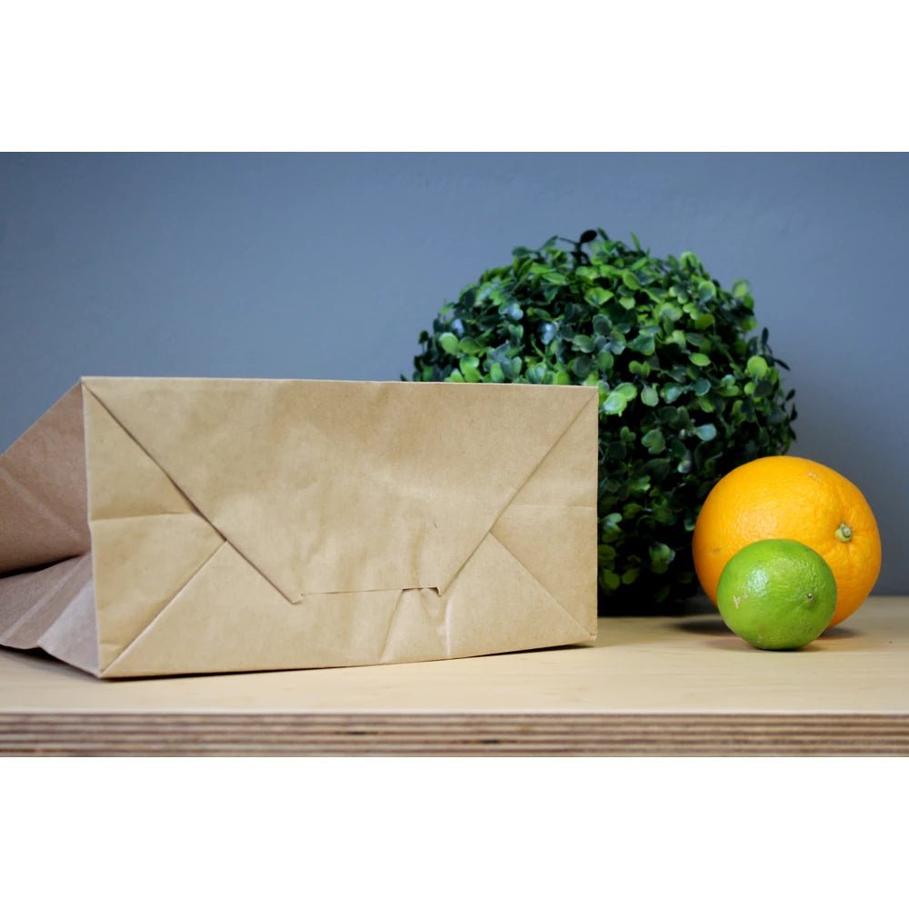 Papiertüte mit gedrehtem Griff 40+18x39cm Braun - AllBags