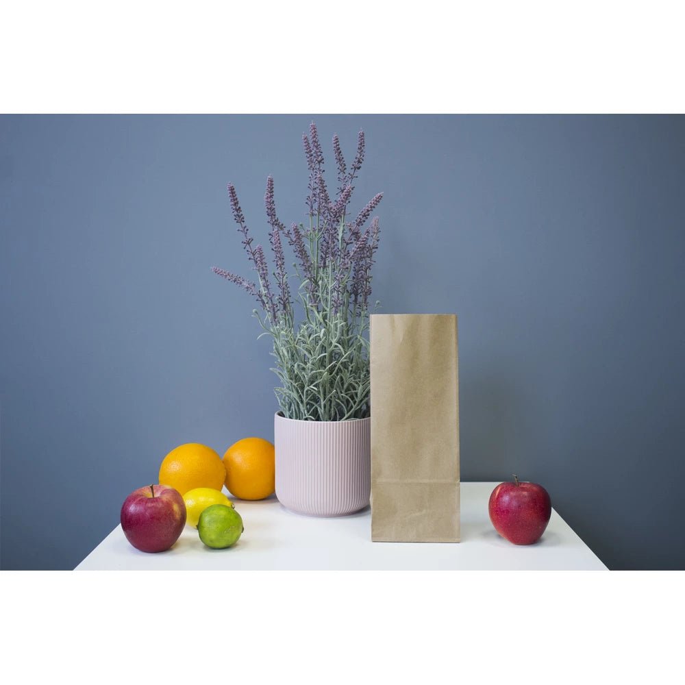Papiertüten ohne Griff - Braune - 10+7x28cm - 1000 Stück - AllBags