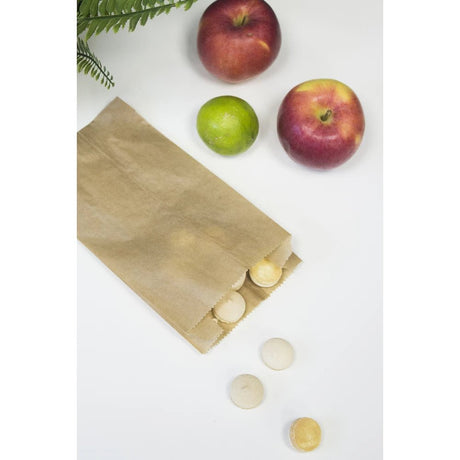 Papiertüten ohne Griff 120x210mm Braun 1000 Stück