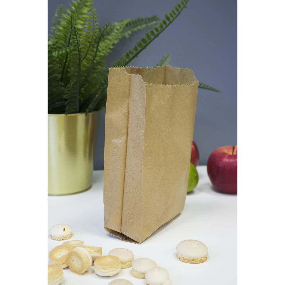 Papiertüten ohne Griff - Braune - 120x210mm - 1000 Stück - AllBags