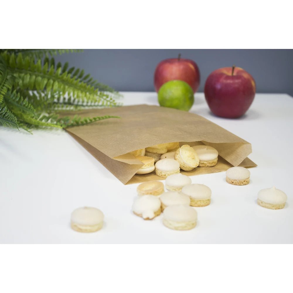 Papiertüten ohne Griff 120x210mm Braun 1000 Stück