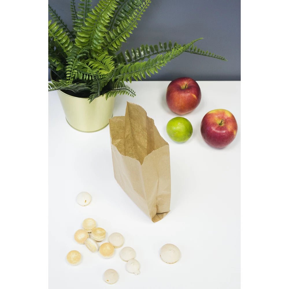 Papiertüten ohne Griff - Braune - 120x210mm - 1000 Stück - AllBags
