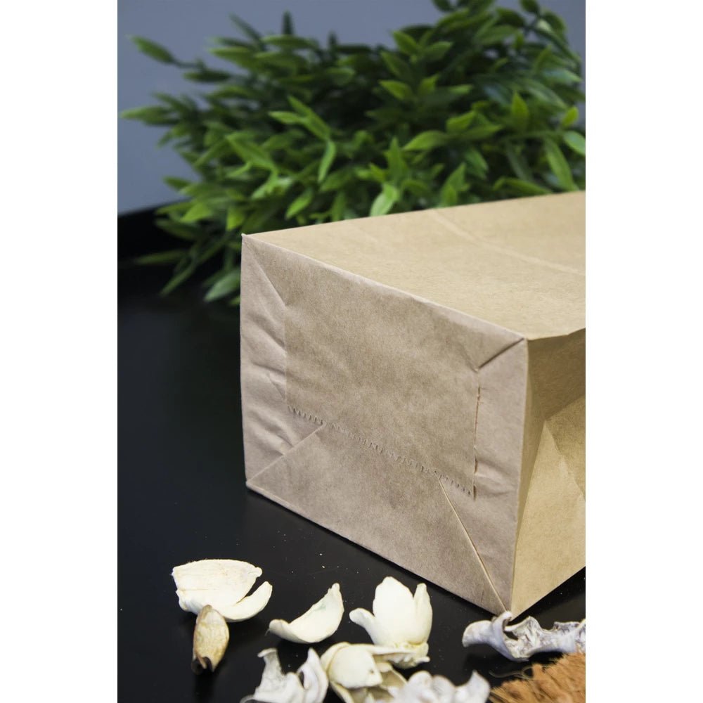 Papiertüten ohne Griff - Braune - 12+9,5x32,5cm - 1000 Stück - AllBags
